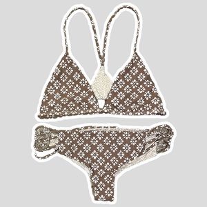 NWT Acacia Swimwear Daisy Block Set